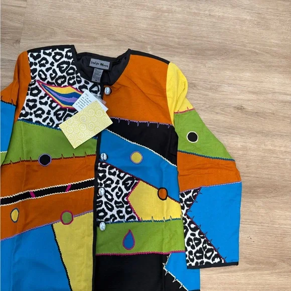 Vintage Indigo Moon Art to Wear Jacket NWT - Picture 4 of 6